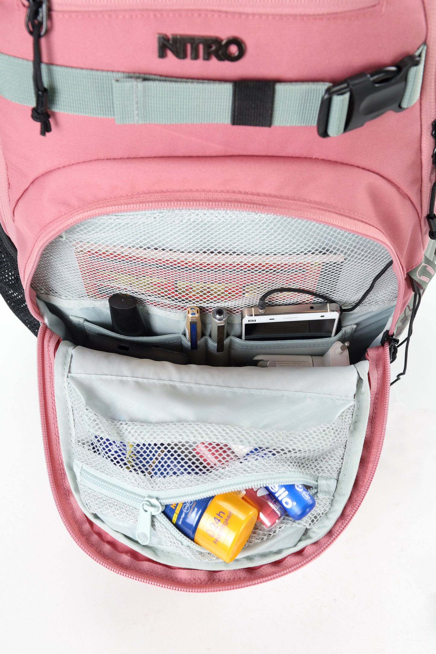 Nitro Chase 35L Rucksack mit 17 Zoll Laptopfach Woodrose