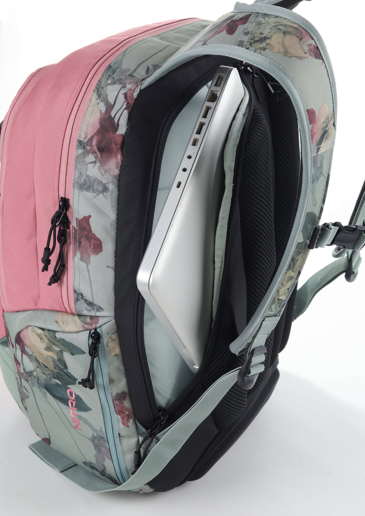 Nitro Chase 35L Rucksack mit 17 Zoll Laptopfach Woodrose