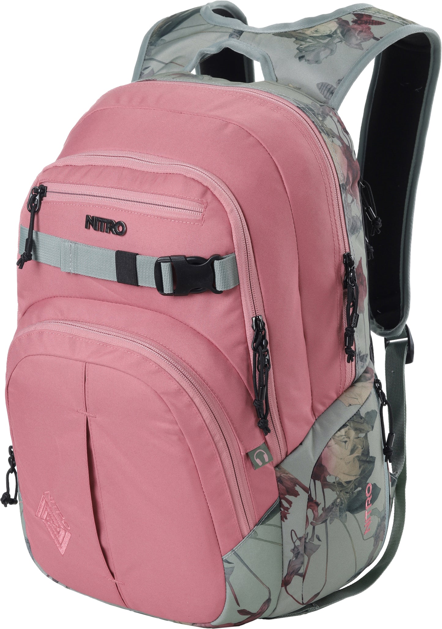 Nitro Chase 35L Rucksack mit 17 Zoll Laptopfach Woodrose