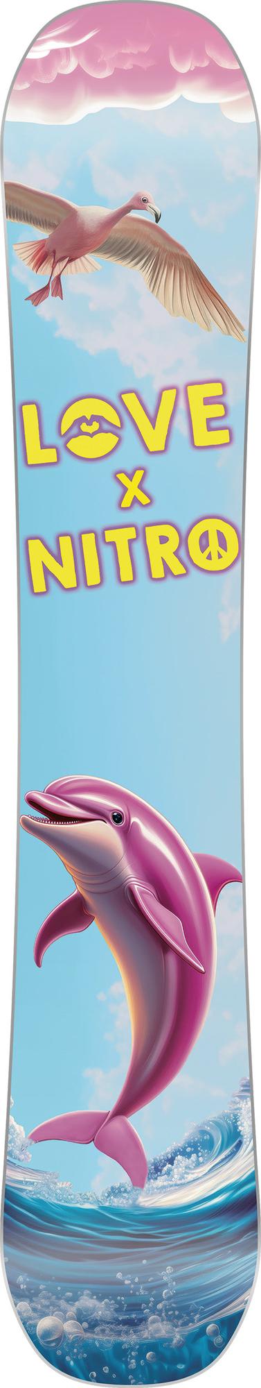 Nitro Cheap Thrills X Love Men Snowboard 2027 155 cm – Base