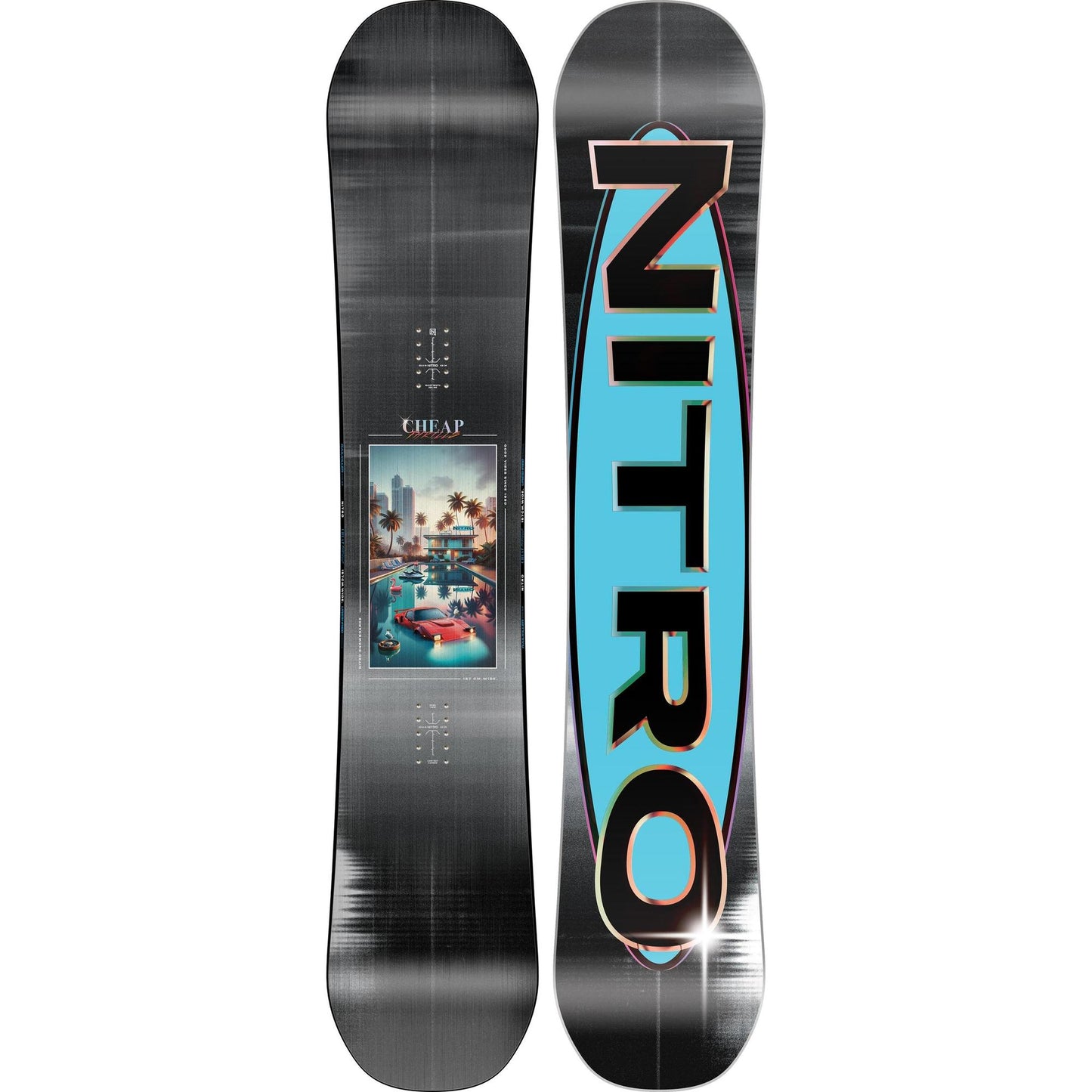 Nitro CHEAP TRILLS WIDE Snowboard Mens Winter 2026 Freestyle Park Board