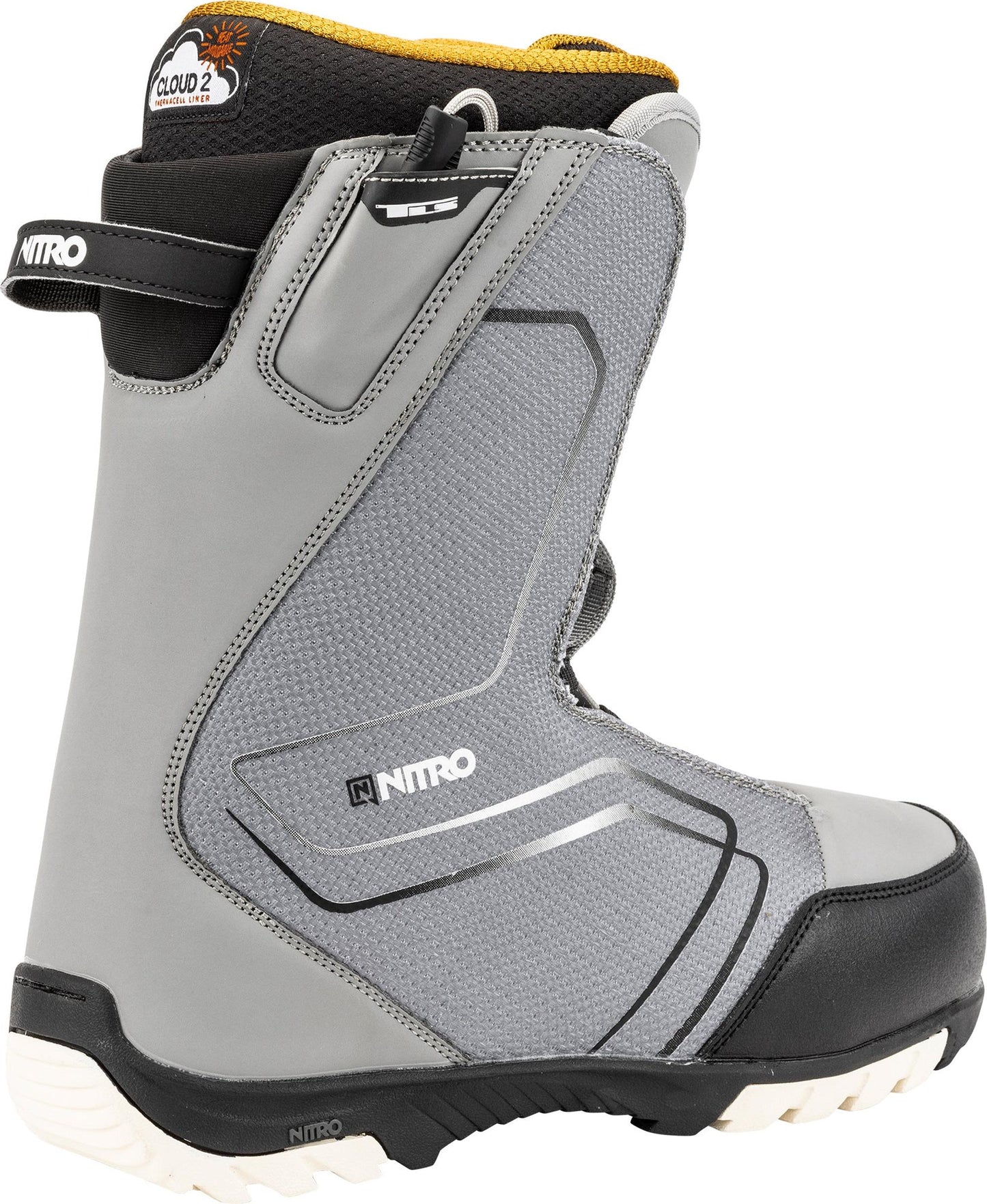 Nitro SENTINEL TLS BOOT Snowboard Boots Herren Farbe GREY (Model 2025)