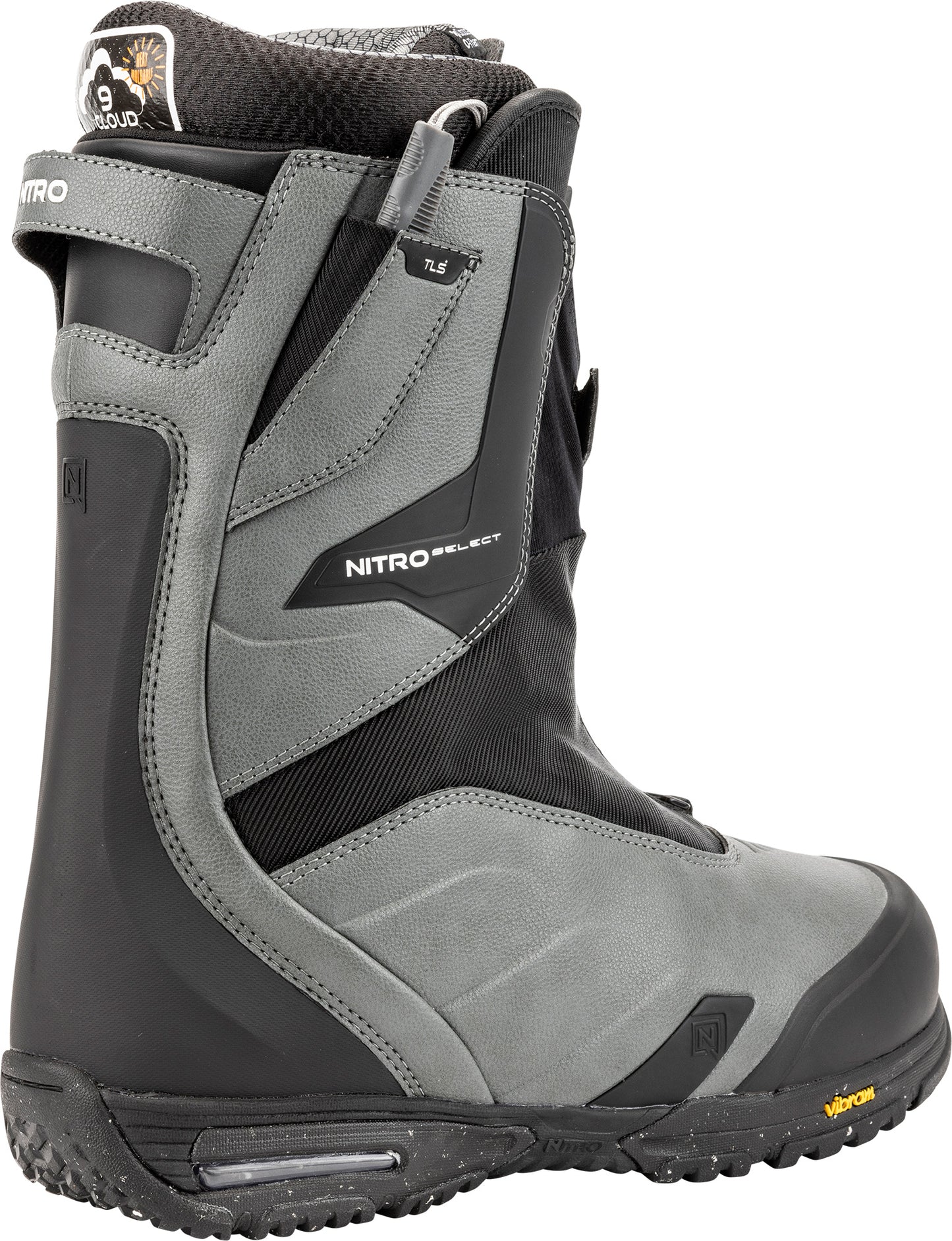 Nitro SELECT TLS+ BOOT´25 Snowboard Boots CHARCOAL-BLACK