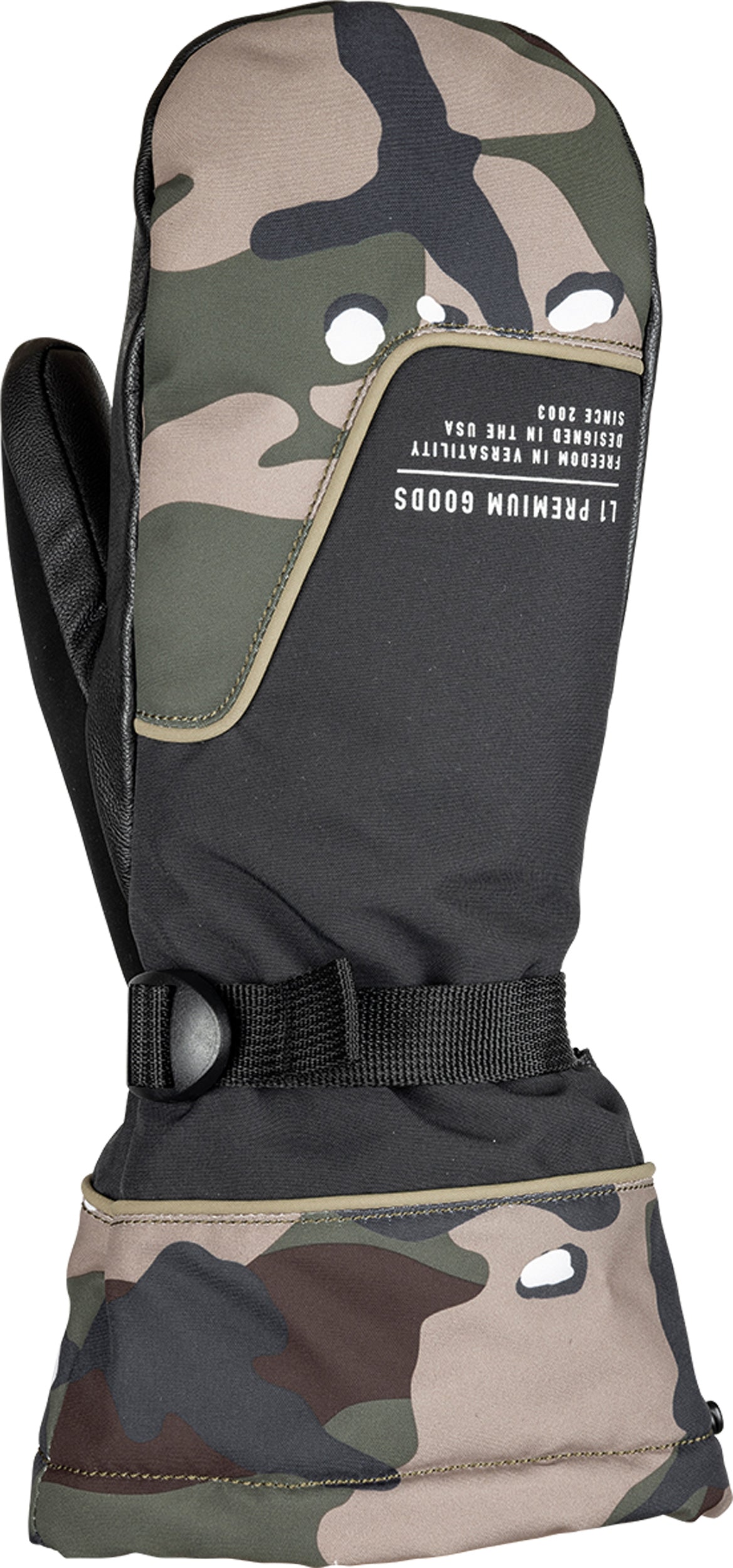 Produktfoto L1 SENTINEL UNISEX Mitt – GREEN CAMO/BLACK