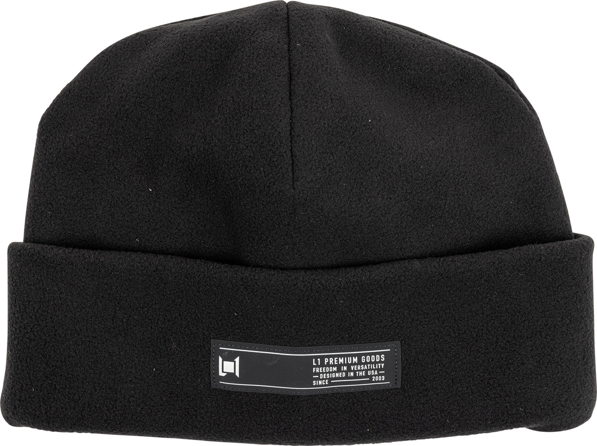 Produktfoto L1 PITTED Beanie – BLACK
