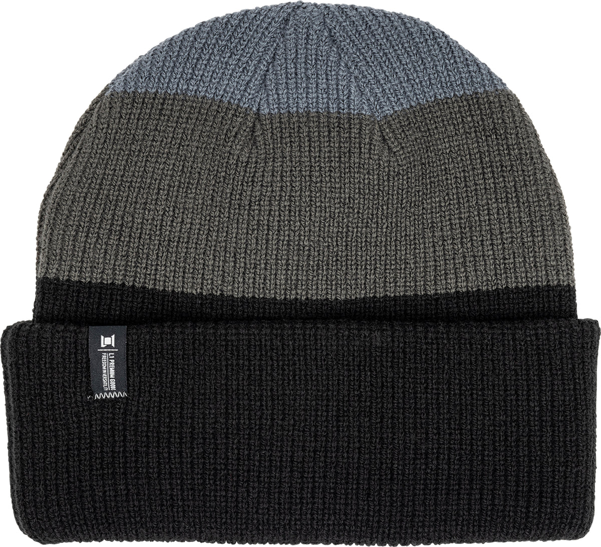 Produktfoto L1 BREACH BLOCKED Beanie – BLK/CARB/BLUEST.