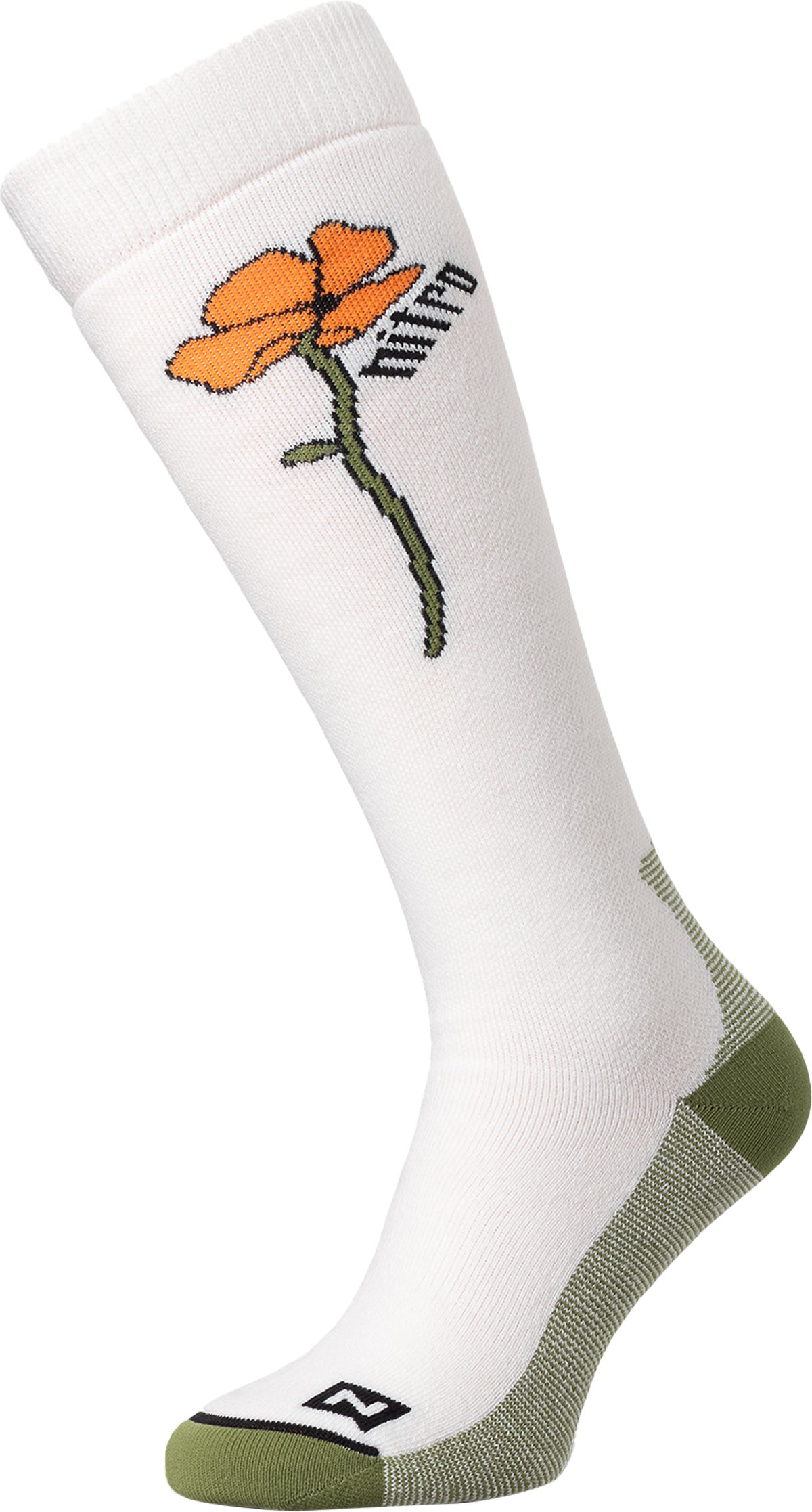 NITRO CLOUD 3 WOMEN'S SOCKS – WHITE – Produktansicht 1