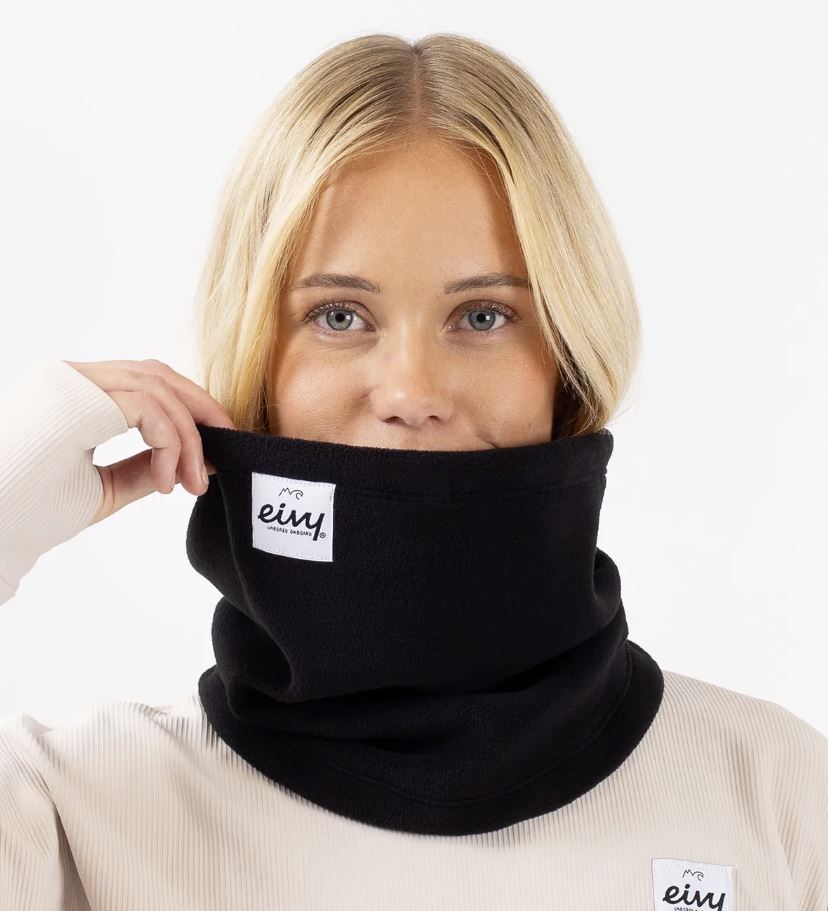 Eivy Adjustable Fleece Neckwarmer Black