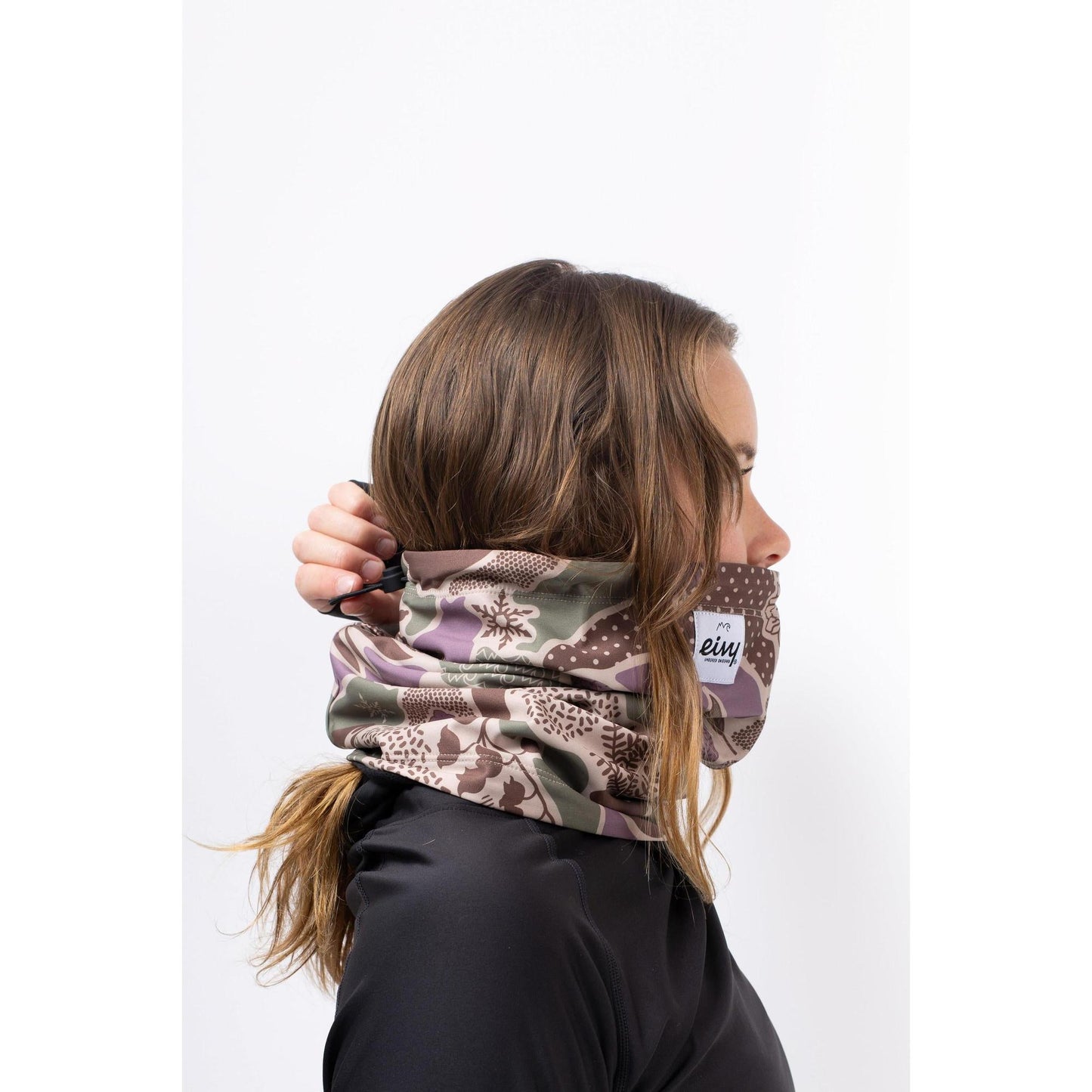 EIVY Colder Beanie Neckwarm Forest Landscape – Damen Multifunktionale Mütze & Nackenwärmer