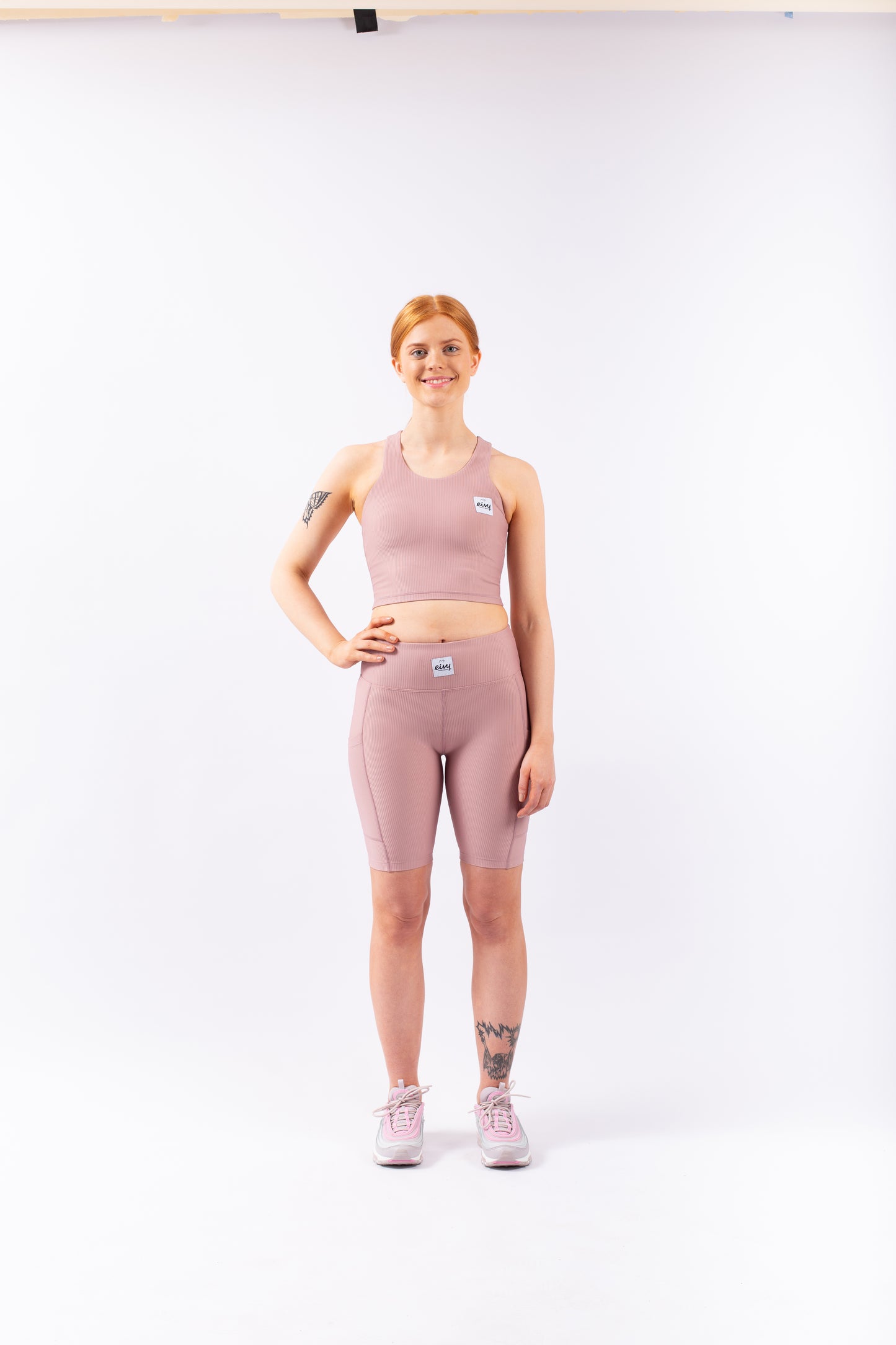 Eivy Cover Up Rib Top Faded Woodrose Sport Top