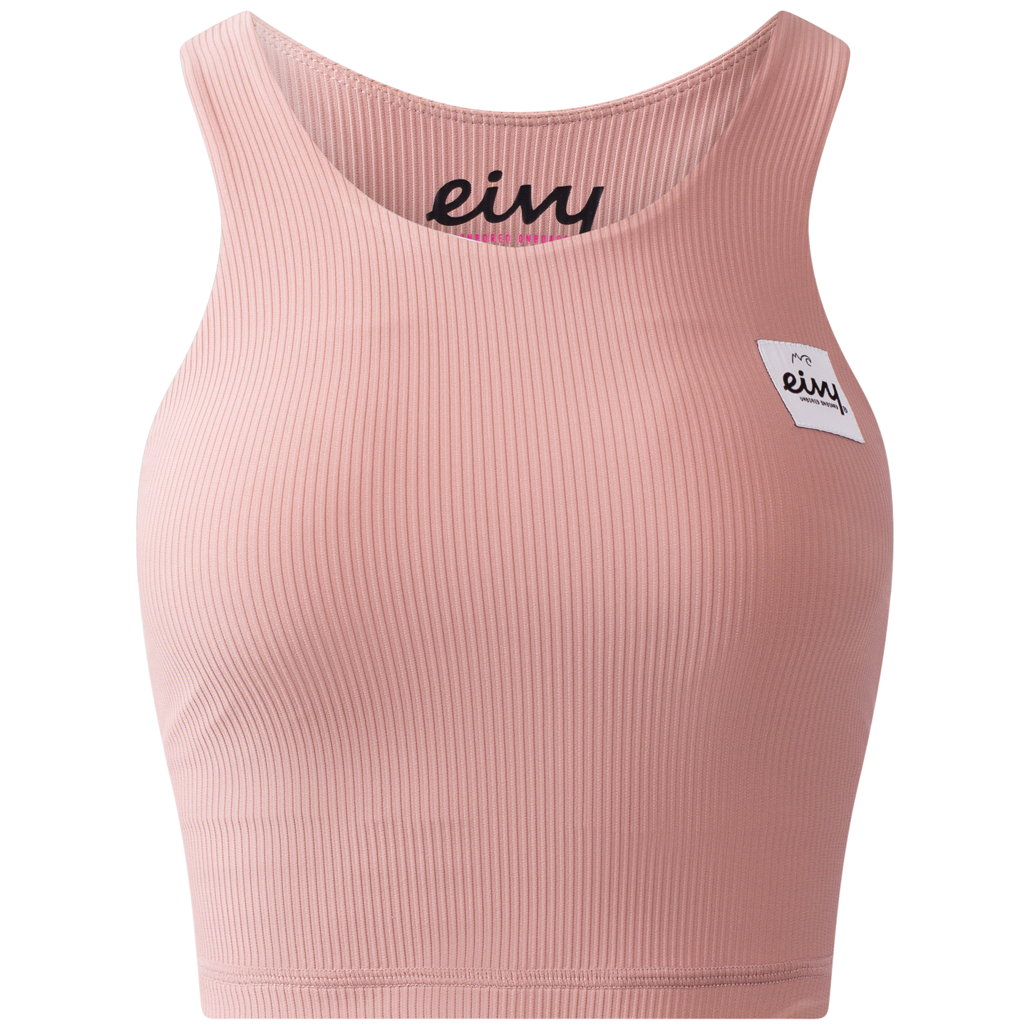 Eivy Cover Up Rib Top Faded Woodrose Sport Top