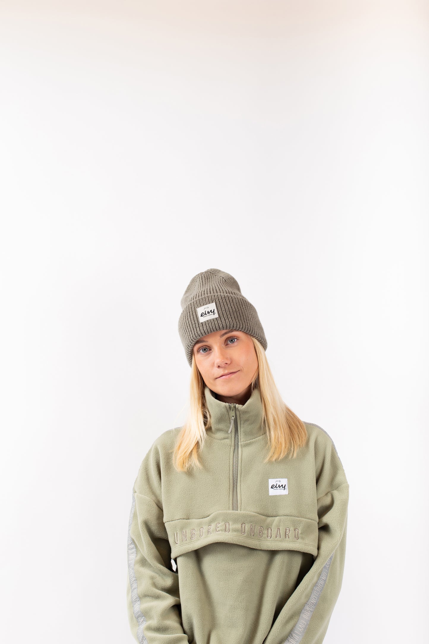 Eivy Easter Rib Wool Beanie Faded Oak