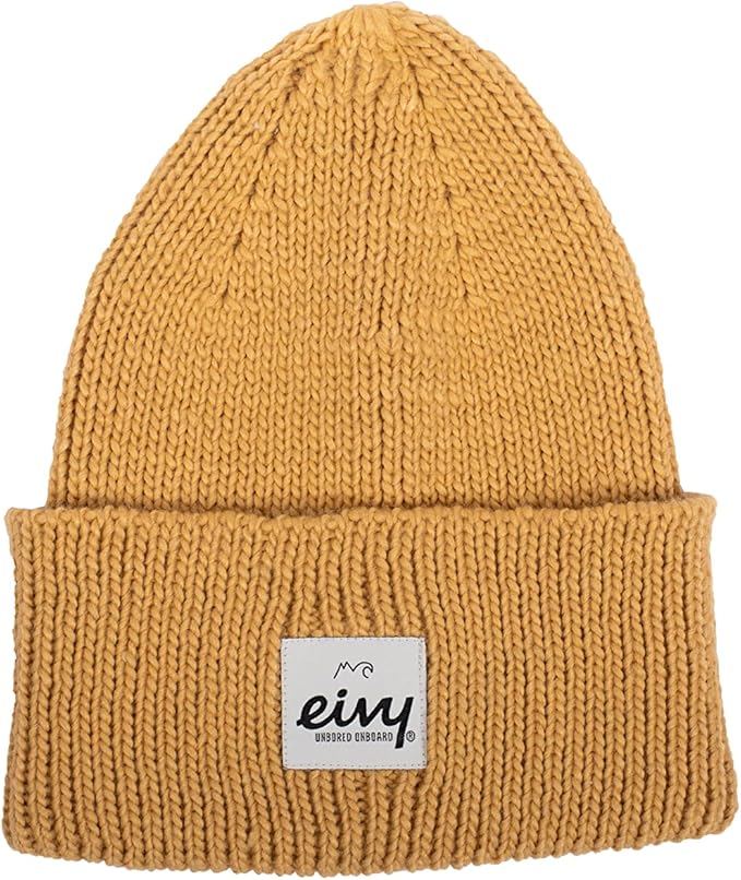 Eivy Easter Rib Wool Beanie Faded Amber