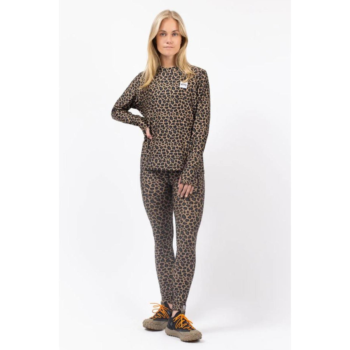 Eivy VERSA LOOSE FIT TOP Leopard hochwertigen Damen-Baselayer-Nitrobags-Shop