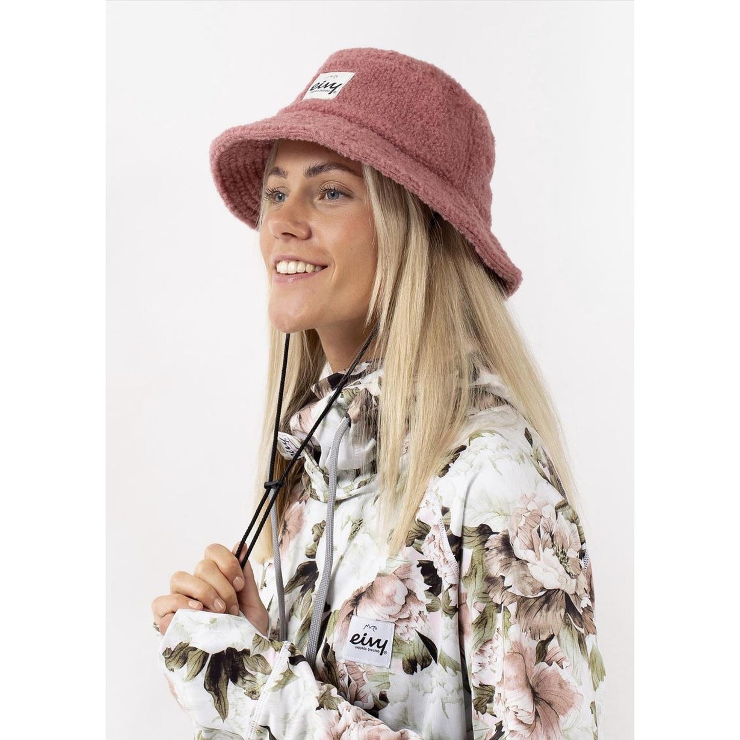 Eivy Full Moon Sherpa Hat Dusty Pink Damen Fleece-Mütze Hut