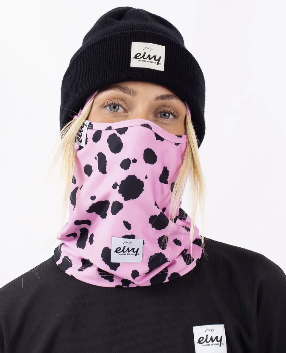 Eivy Hinge Balaclava Damen Sturmhaube Pink Cheetah