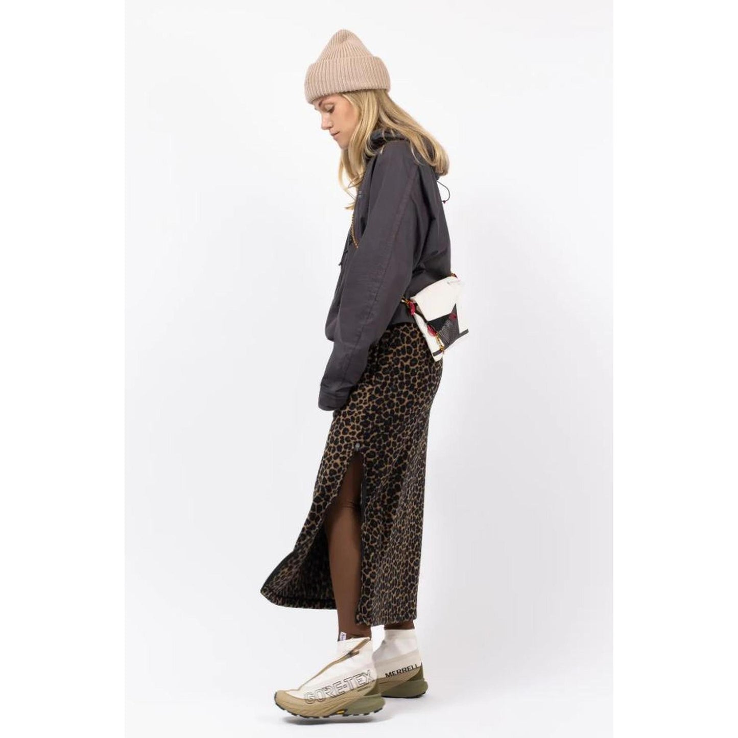 Eivy VERSA FLEECE MOUNTAIN Leopard Damen Fleece Rock