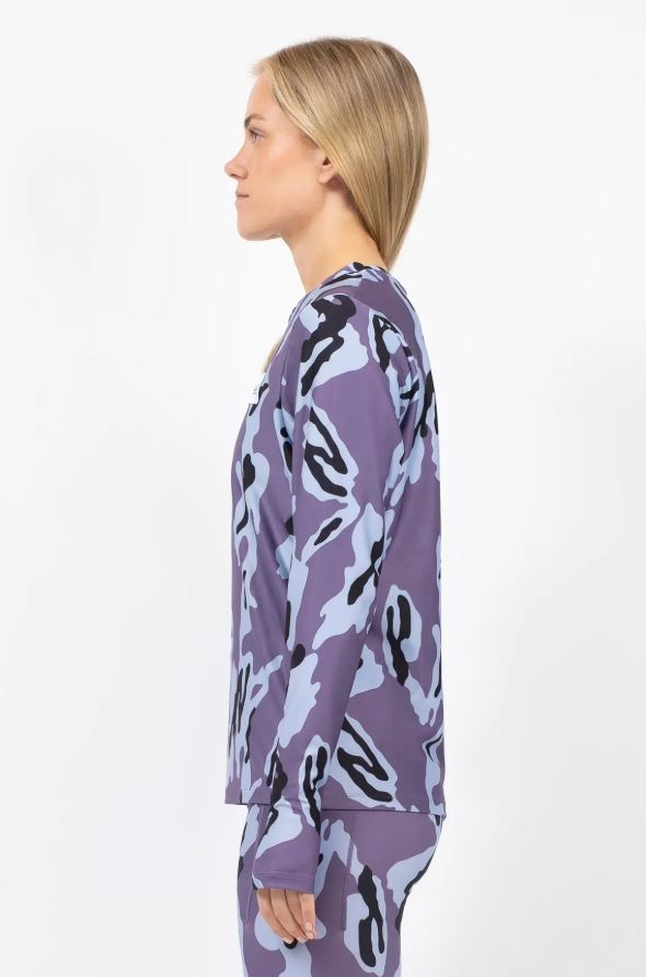 Eivy VERSA LOOSE FIT TOP Purple Stray hochwertigen Damen-Baselayer