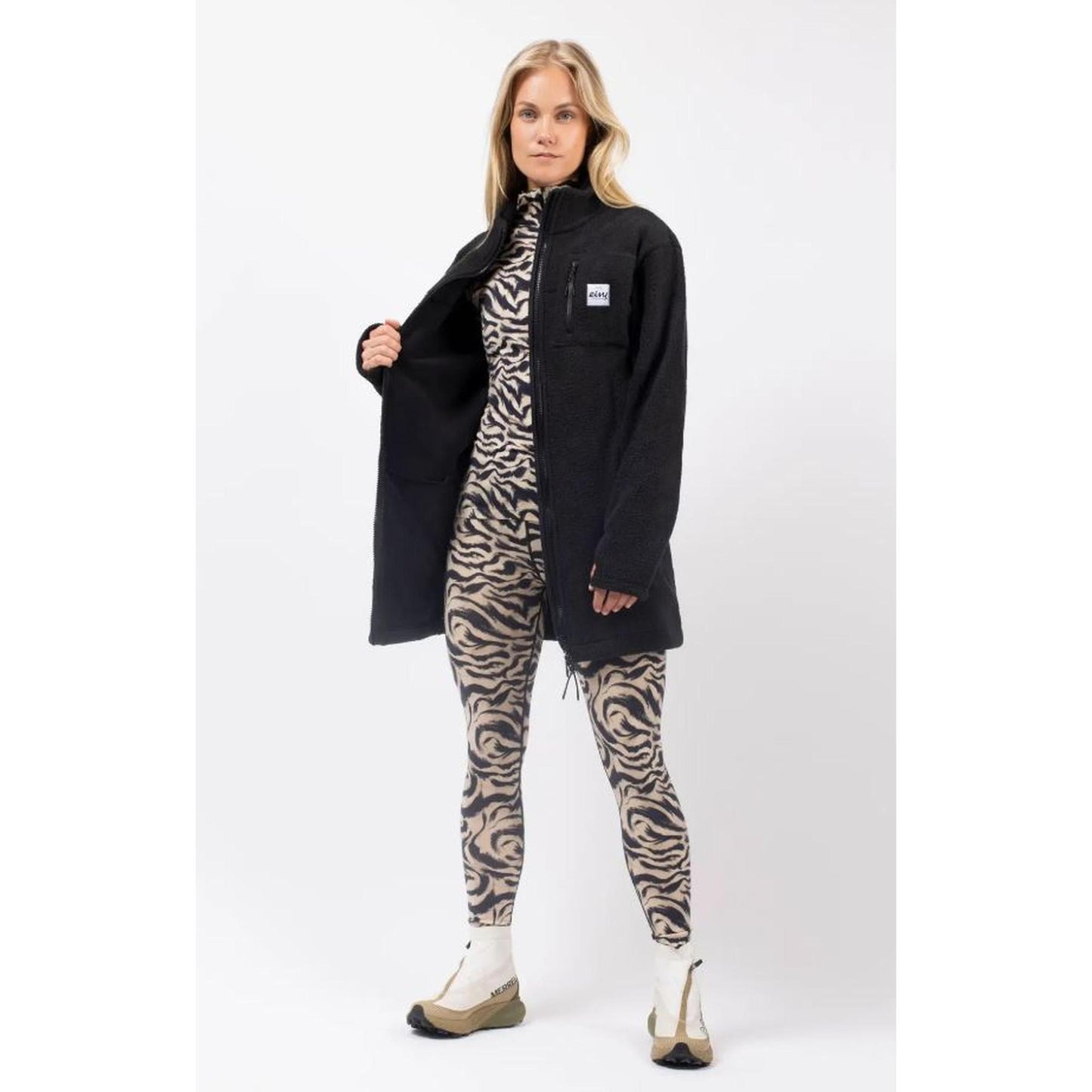 Eivy VERSA SHERPA COAT Fleecejacke Damen Jacke Black