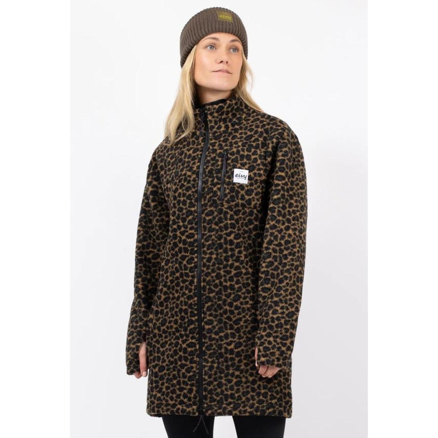 Eivy VERSA SHERPA COAT Fleecejacke Damen Jacke Leopard