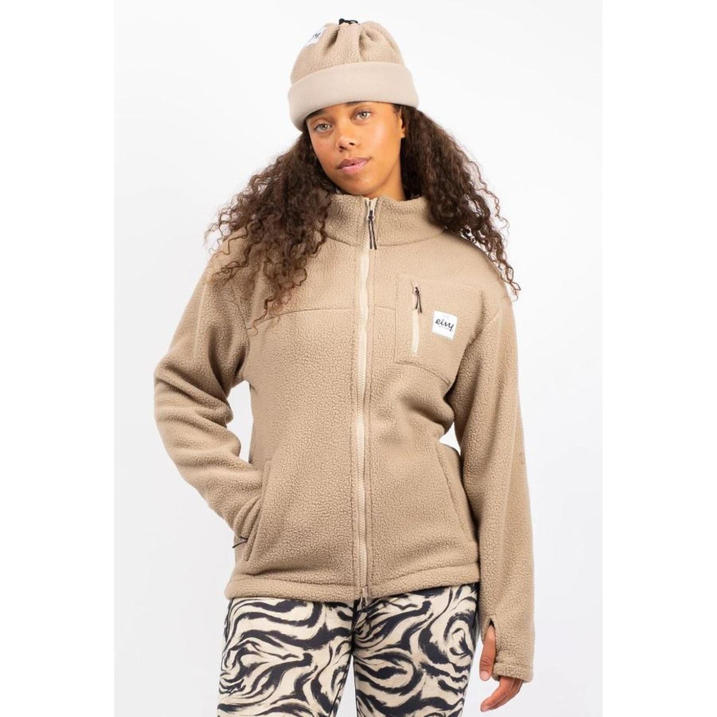 Eivy VERSA SHERPA JACKET Fleecejacke Damen Jacke Sand