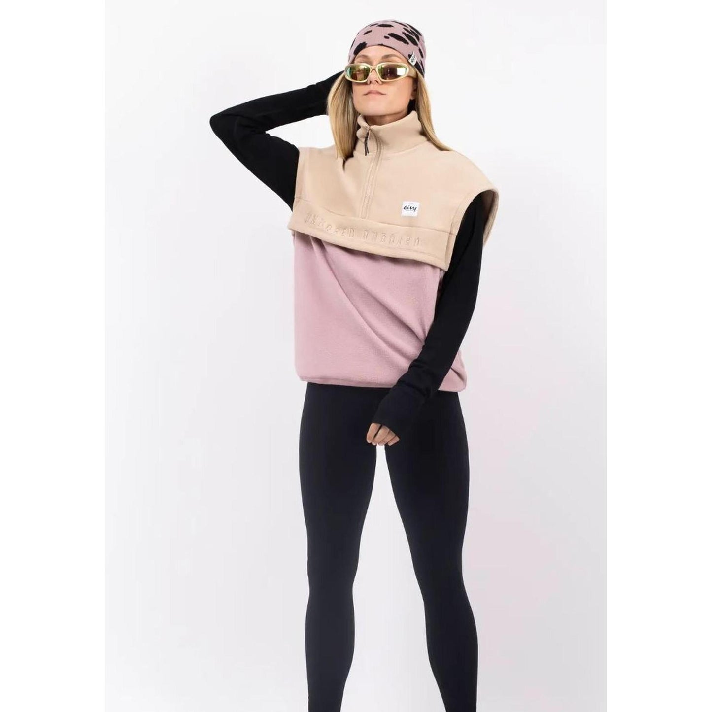 Eivy BALL FLEECE VEST Damen Pullover / Weste Fleecepullover Sand Faded Woodrose
