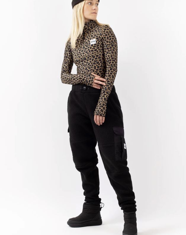 Eivy Cargo Sherpa Pants Black Damen Hose Freizeit