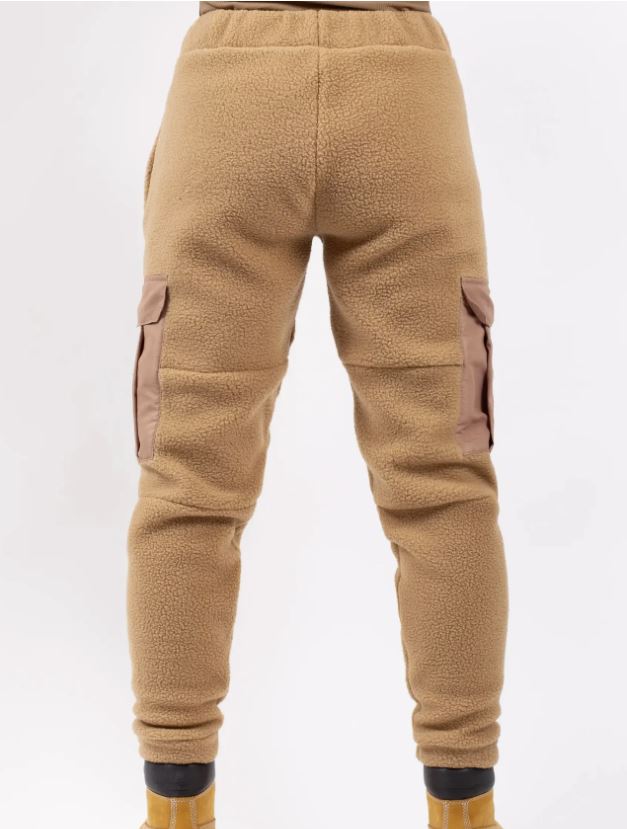 Eivy Cargo Sherpa Pants Faded Coffee Funktionshose Jogginghose