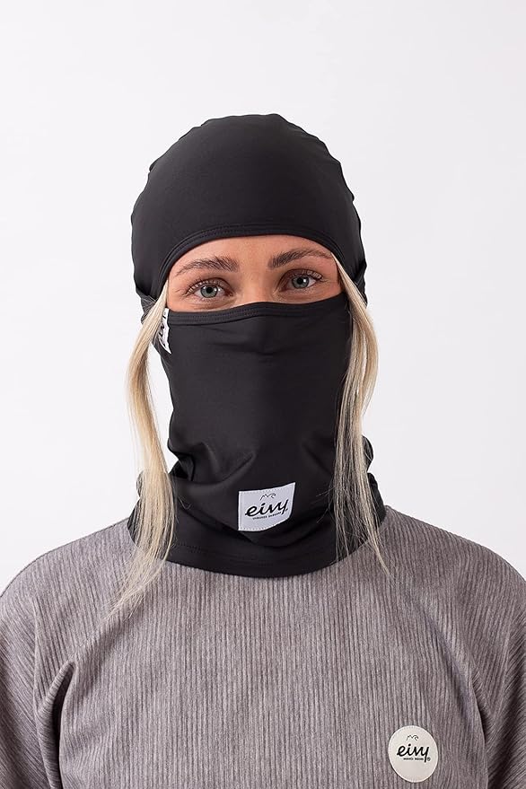 Eivy Hinge Balaclava Black Damen Sturmhaube Schwarz