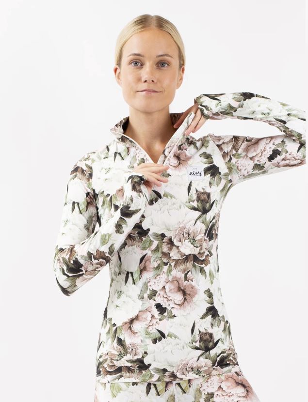 Eivy Journey Top Bloom Stylisches Damen-Funktionsshirt Blumenmuster