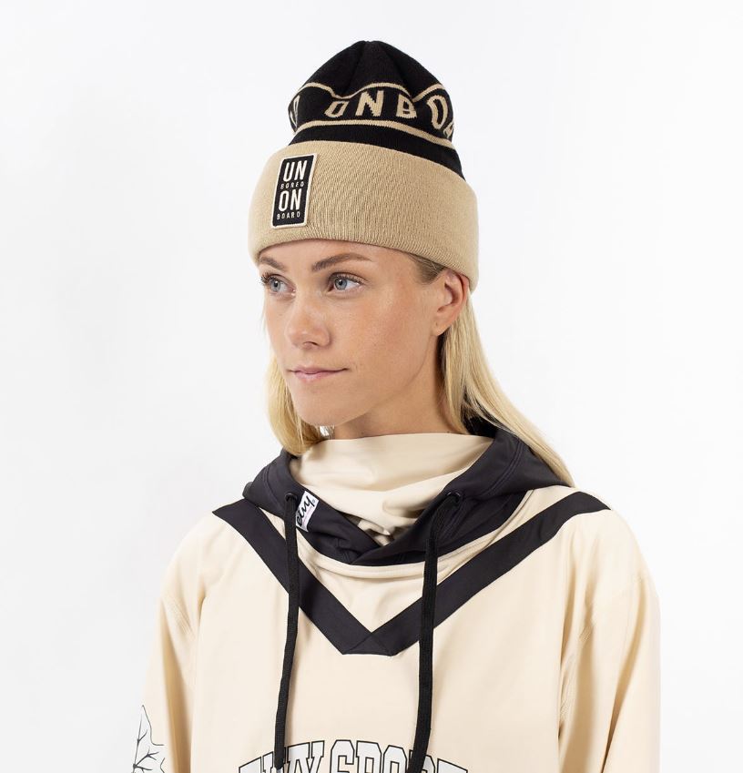 Eivy League Beanie Black & Offwhite Mütze für Damen