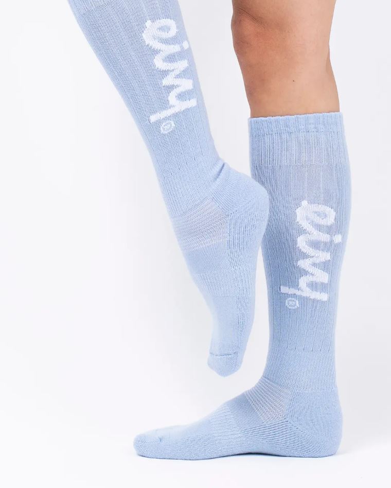 Eivy Rib Wool Socks Faded Fog Damen-Skisocken