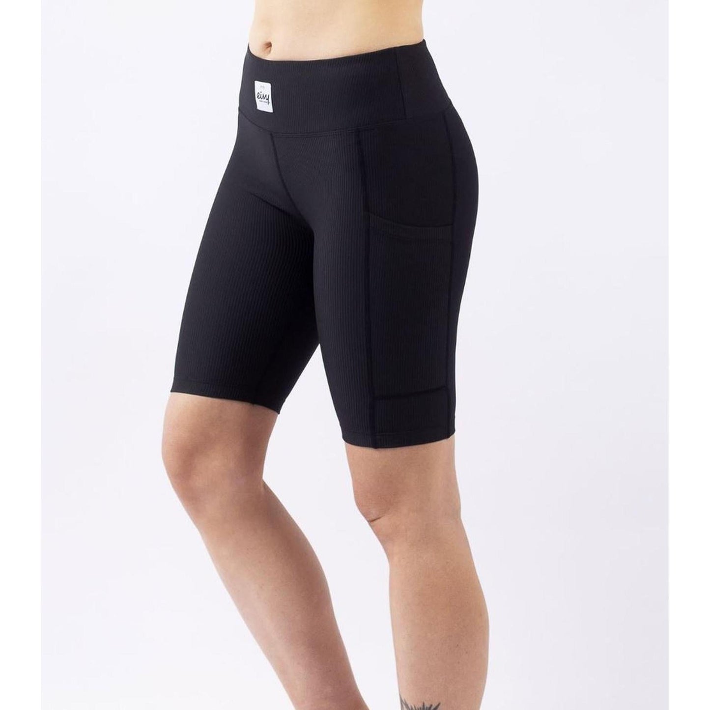 Eivy Venture Rib Biker Shorts Black Damen-Radhose