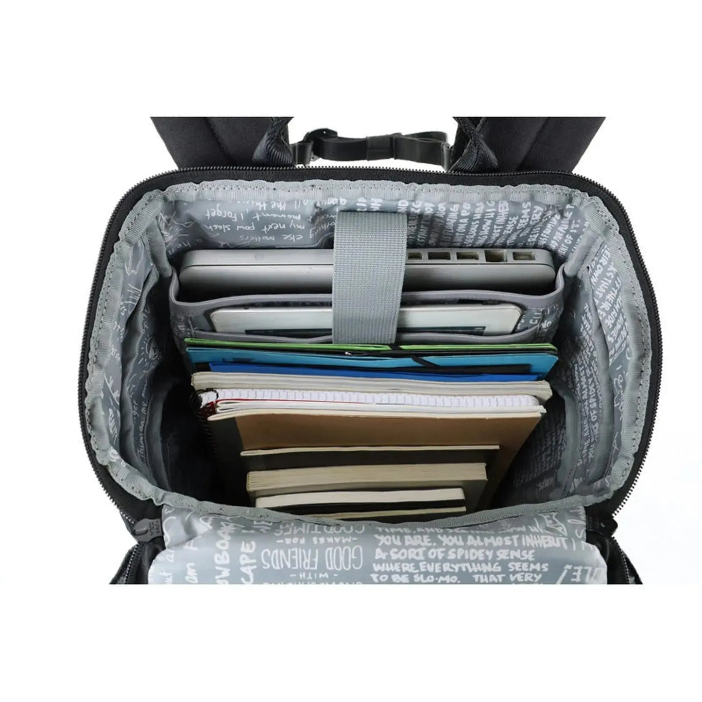 Nitro Daypacker 32L Rucksack mit 15 Zoll Laptopfach Tough Black