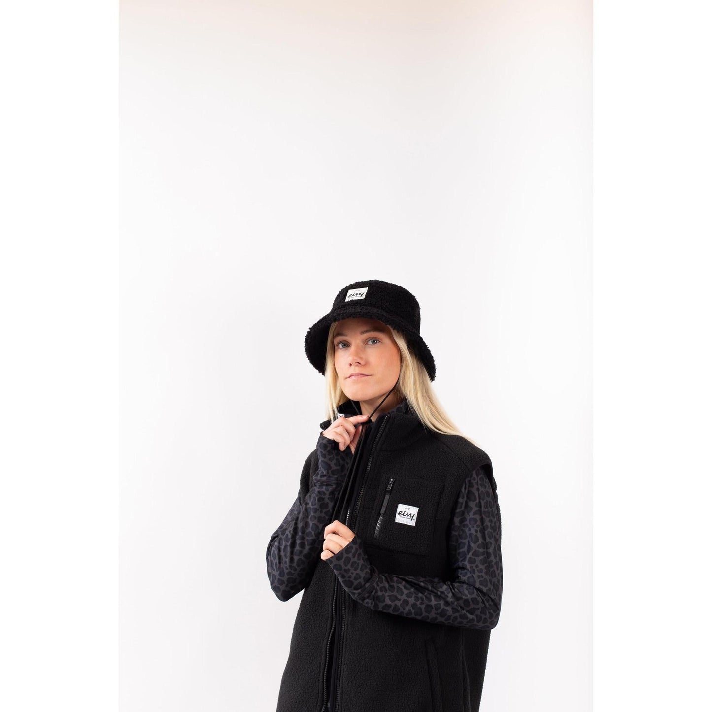 Eivy Full Moon Sherpa Hat Snowboard Black