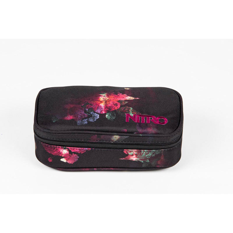 Nitro Pencil Case XL Federmäppchen für Schule Black Rose Federmappe Mäppchen Schlampermäppchen Faulenzer