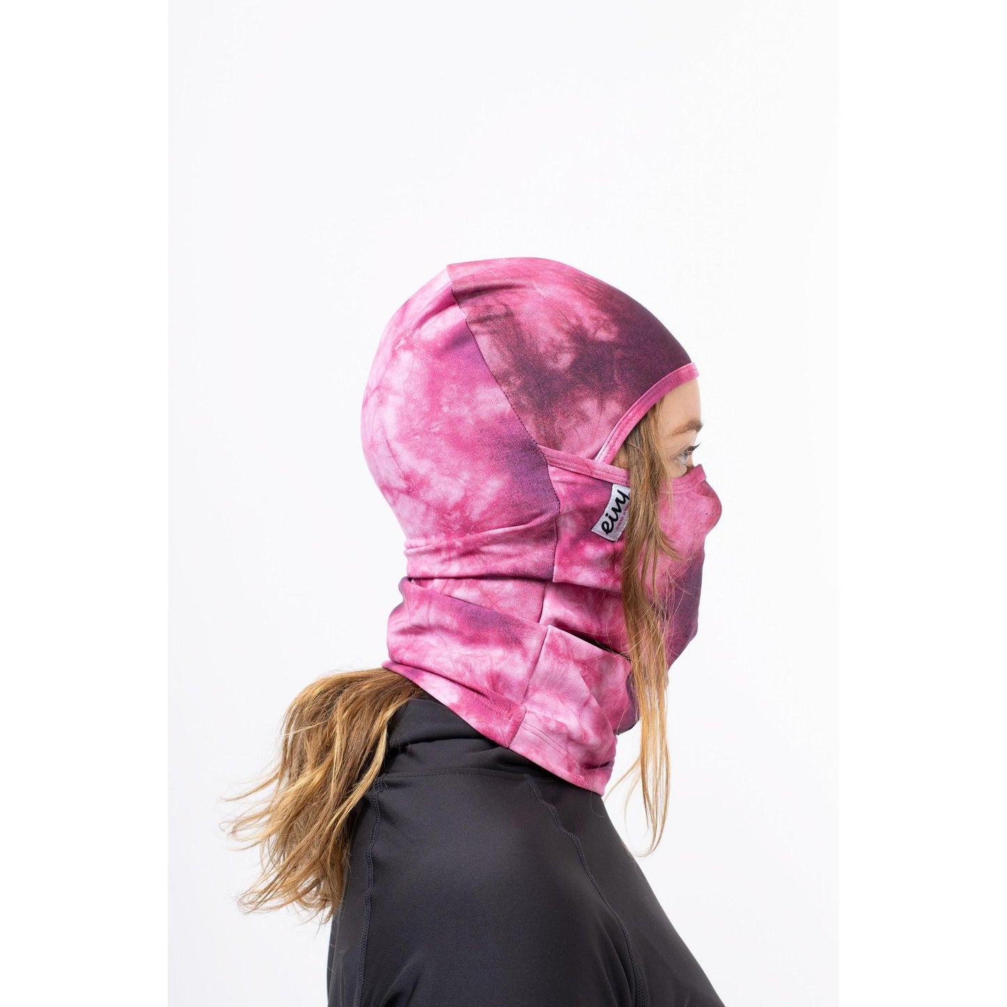 Eivy Hinge Balaclava Black Damen Sturmhaube Dusk Tie Dye