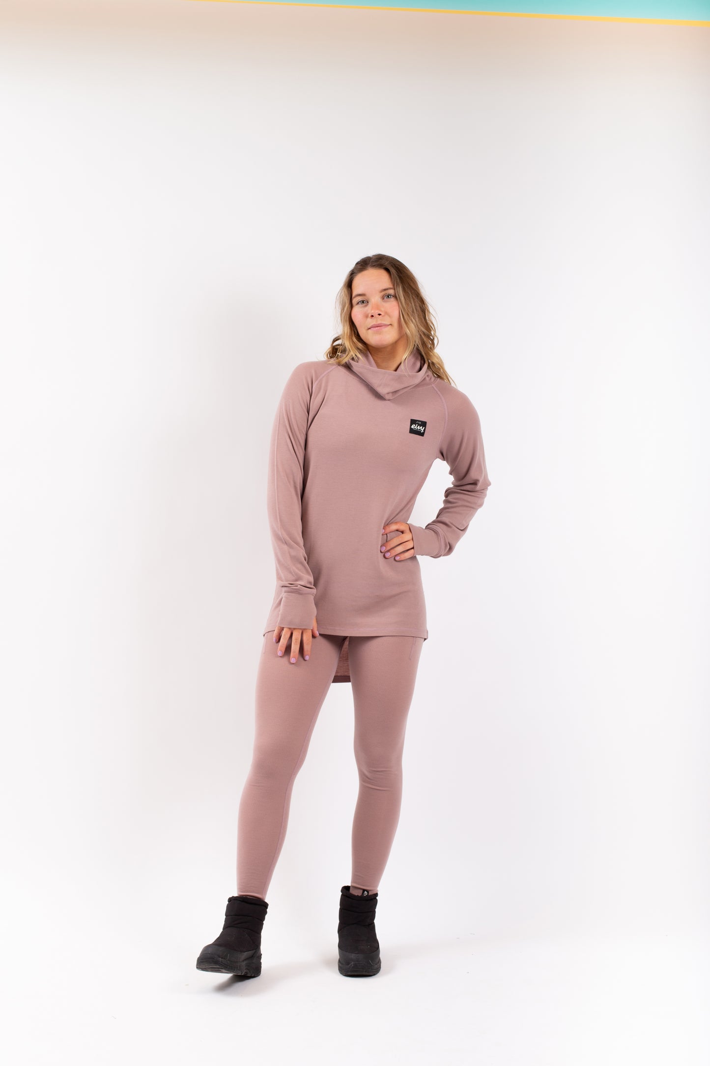 Eivy Icecold Gaiter Rib Top Faded Woodrose