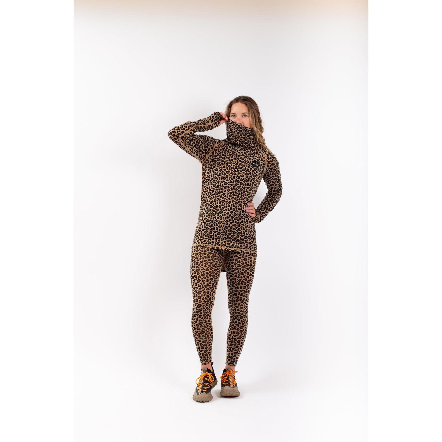 Eivy Icecold Wool Top Snowboard Leopard