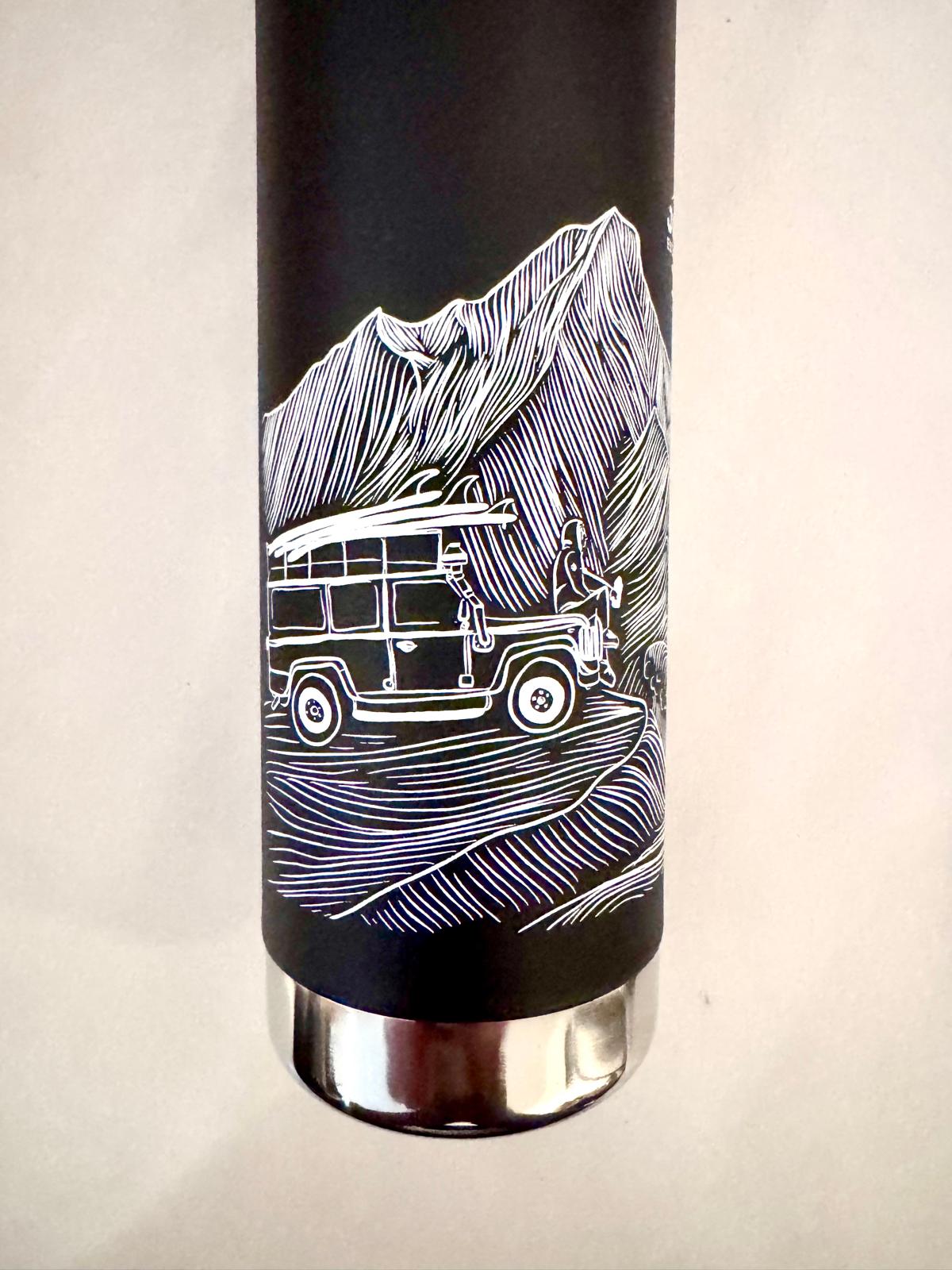 JF Maui Trinkflasche Black Klean Kanteen® Edelstahl Isolierflasche Classic 800 ml