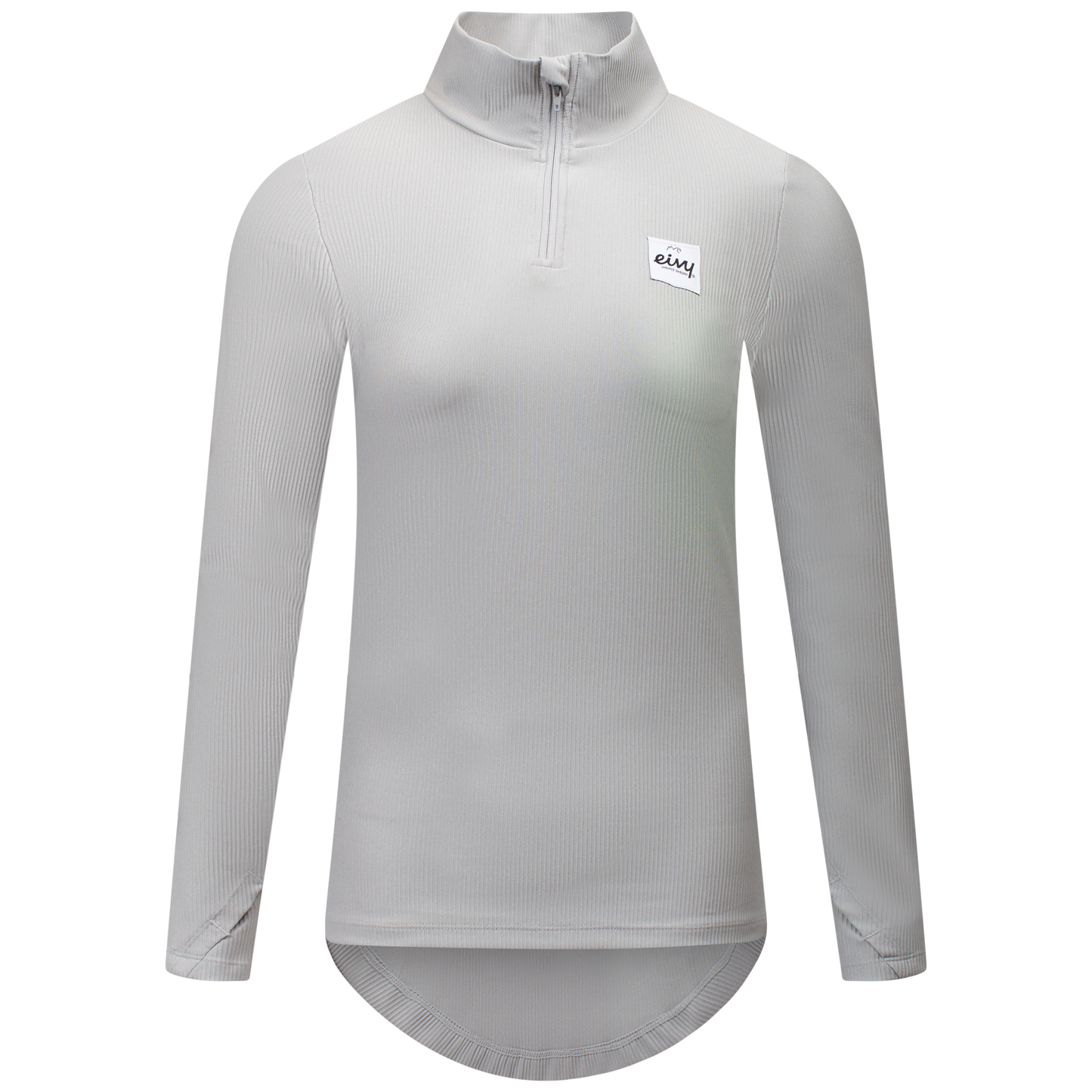Eivy Journey Rib Top Grey Melange Damen-Baselayer-Shirt
