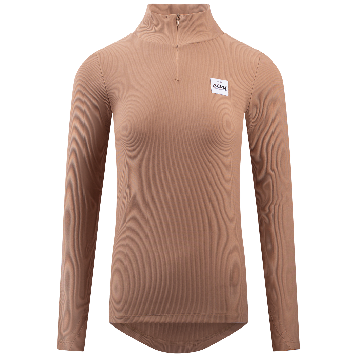 Eivy Journey Rib Top Faded Coffee Funktionales Damen-Baselayer-Shirt für Outdoor