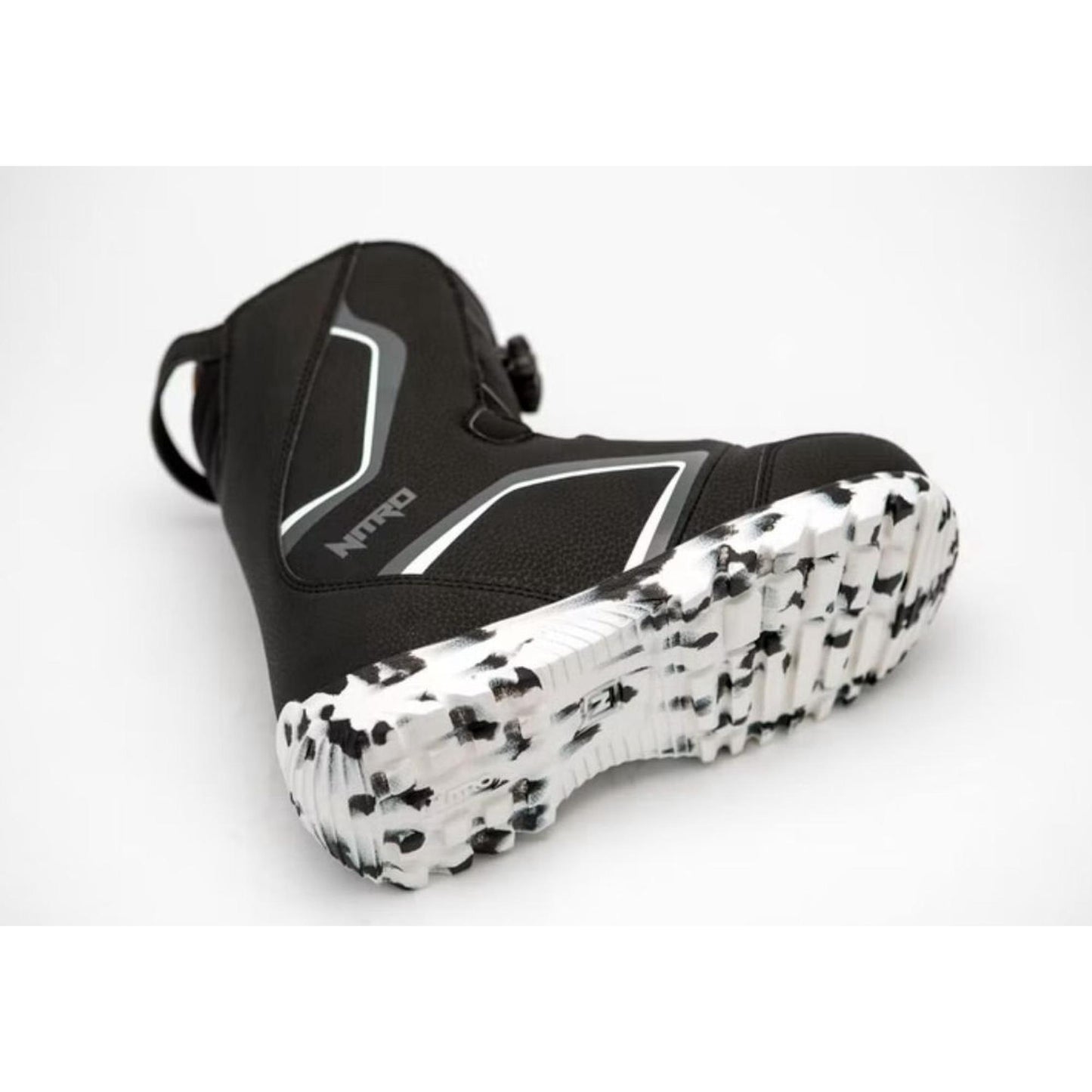 Nitro Droid QLS BLK-WHT-CHARCOAL Snowboardboot Kinder