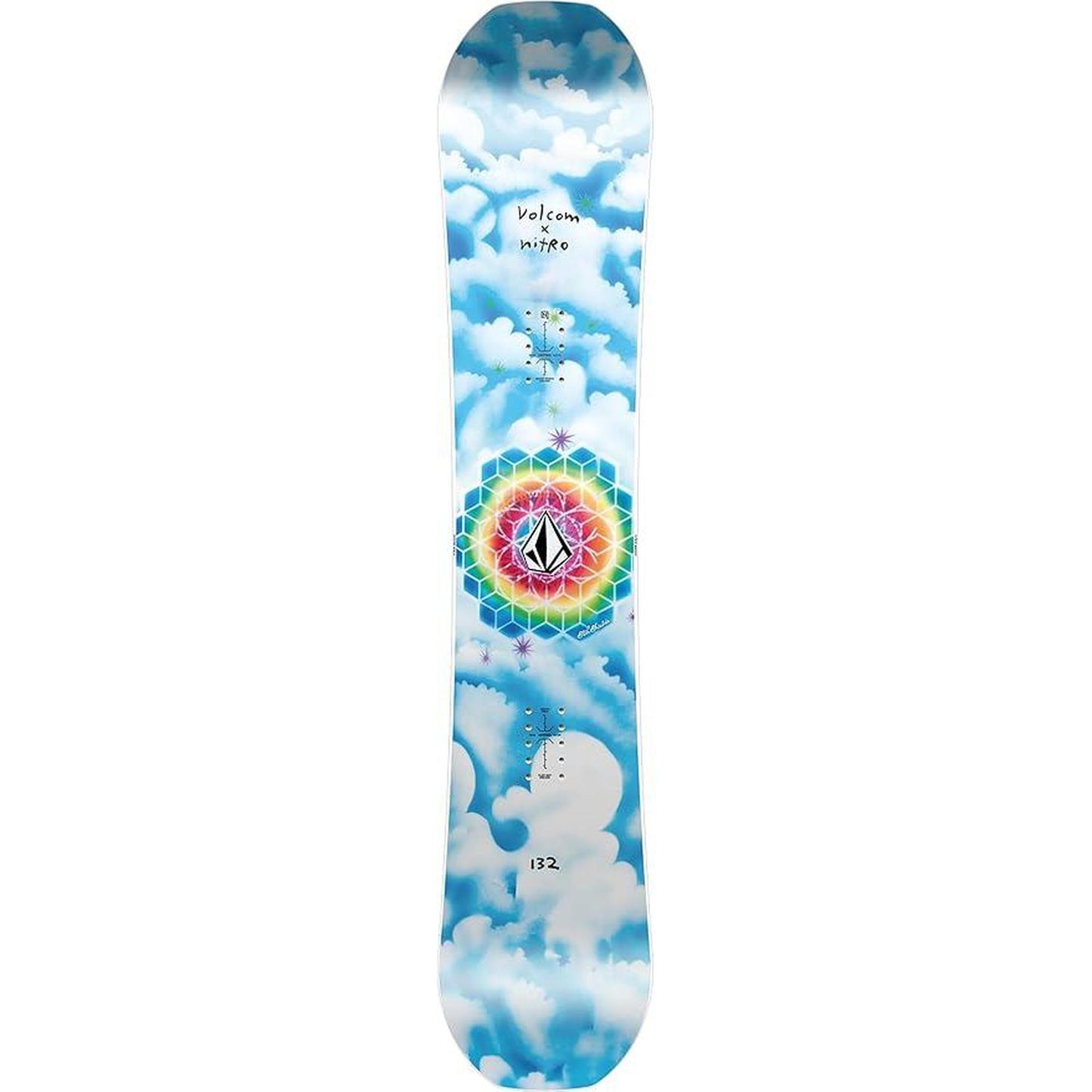 Nitro RIPPER YOUTH X VOLCOM Snowboard 2024 All-Mountain Jugendliche