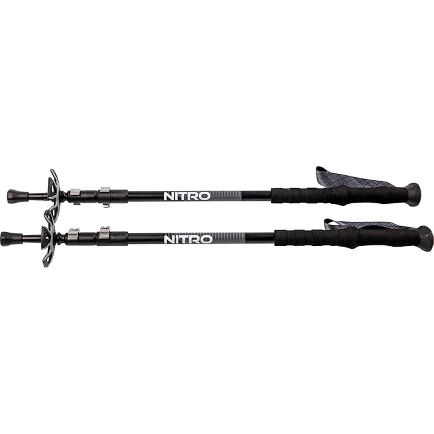 Nitro TELESCOPING Poles Splitboardzubehör Black-Grey Stöcke Touring- Touren Stöcke Telescoping