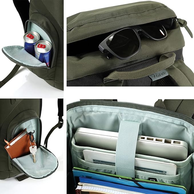 Nitro Daypacker 32L Rucksack mit 15 Zoll Laptopfach Rosin