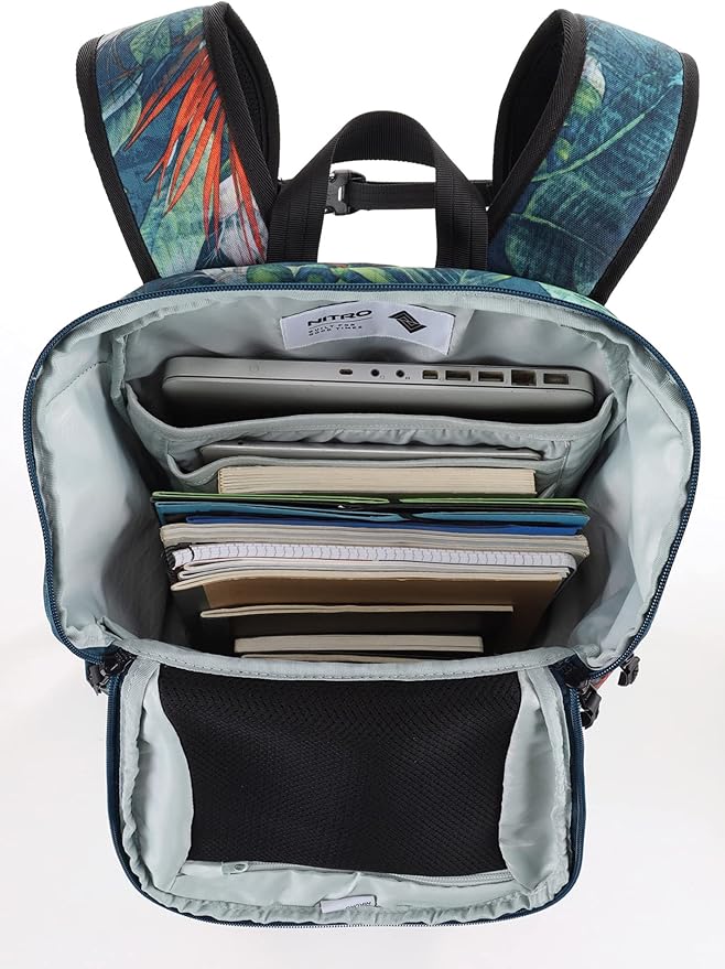 Nitro Nikuro 26L Rucksack mit 15 Zoll Laptopfach Tropical