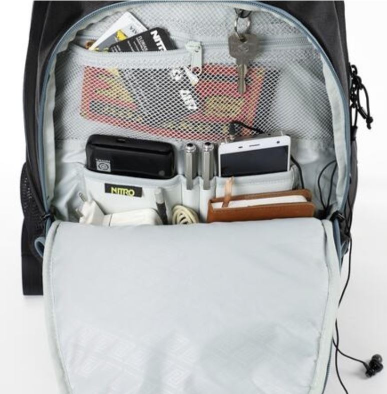 Nitro Stash 29L Rucksack mit 15 Zoll Laptopfach Geo Ocean
