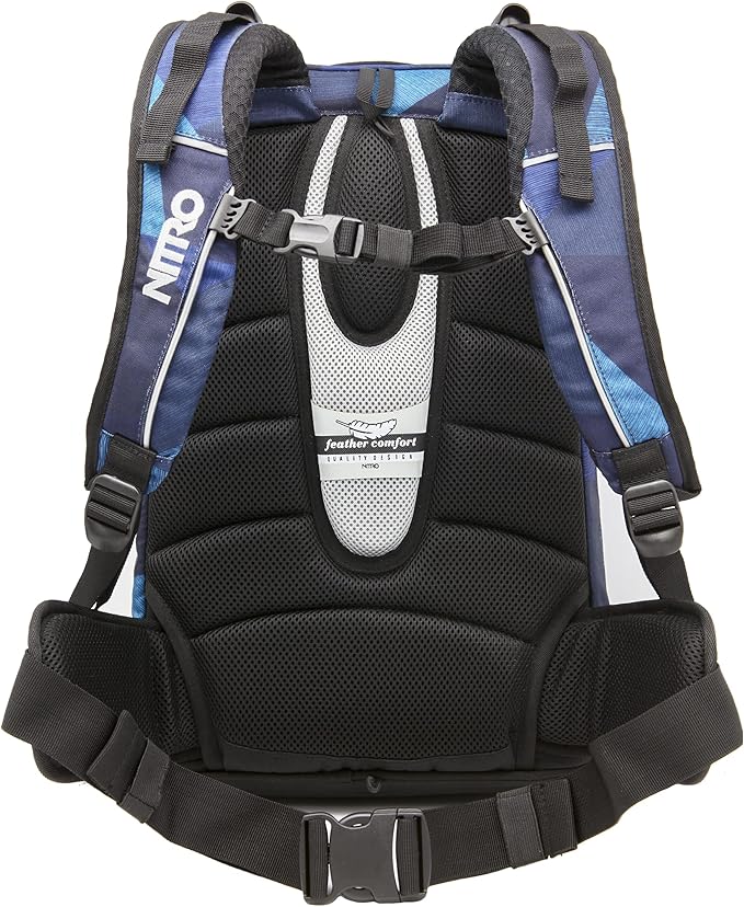 Nitro Superhero 30L Rucksack Schulrucksack Fragments Blue