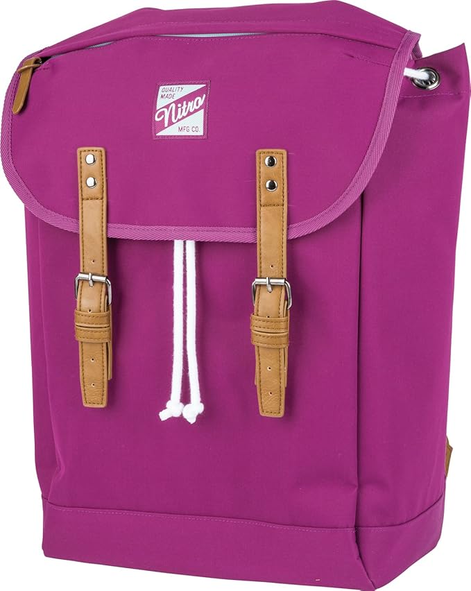 Nitro Venice 28L Rucksack mit 15 Zoll Laptopfach Grateful Pink